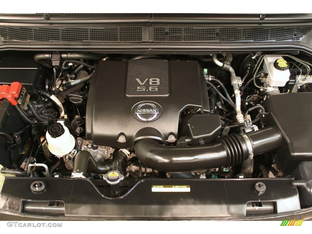 2011 Nissan Armada SV 4WD 5.6 Liter DOHC 32-Valve CVTCS V8 Engine Photo #63326581