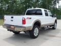 2012 White Platinum Metallic Tri-Coat Ford F350 Super Duty King Ranch Crew Cab 4x4  photo #5