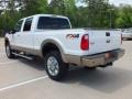 2012 White Platinum Metallic Tri-Coat Ford F350 Super Duty King Ranch Crew Cab 4x4  photo #7