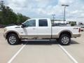 2012 White Platinum Metallic Tri-Coat Ford F350 Super Duty King Ranch Crew Cab 4x4  photo #8