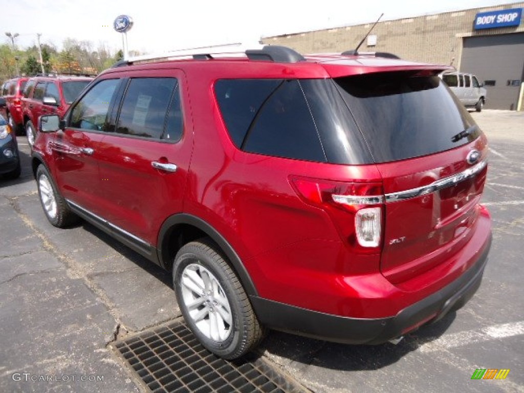 Ruby Red Metallic 2013 Ford Explorer XLT 4WD Exterior Photo #63327383