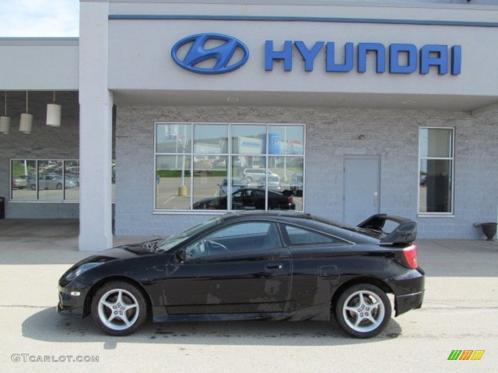 2004 Celica GTS - Black / Black photo #3