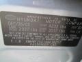 BX: Brilliant Silver 2004 Hyundai Sonata Standard Sonata Model Color Code