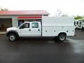Oxford White - F550 Super Duty XL Crew Cab 4x4 Commercial Truck Photo No. 1