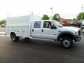 Oxford White - F550 Super Duty XL Crew Cab 4x4 Commercial Truck Photo No. 2