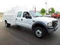 Oxford White - F550 Super Duty XL Crew Cab 4x4 Commercial Truck Photo No. 10