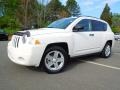 Stone White 2009 Jeep Compass Sport