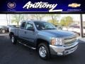 2012 Blue Granite Metallic Chevrolet Silverado 1500 LT Extended Cab 4x4  photo #1