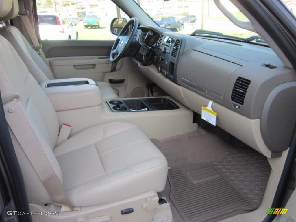 2012 Silverado 1500 LT Crew Cab 4x4 - Mocha Steel Metallic / Light Cashmere/Dark Cashmere photo #10