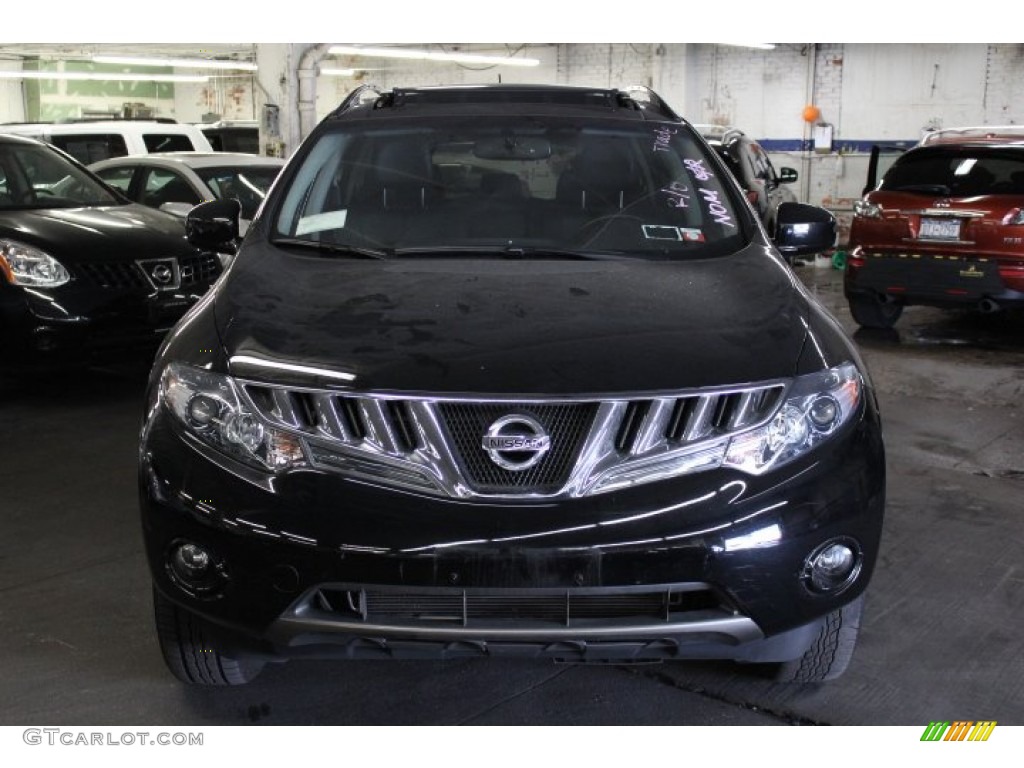 2010 Murano SL AWD - Super Black / Black photo #2