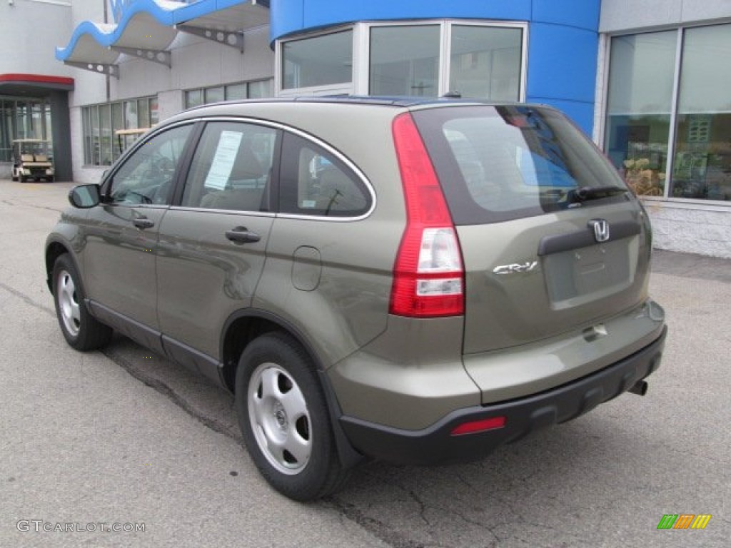 2009 CR-V LX 4WD - Green Tea Metallic / Ivory photo #5