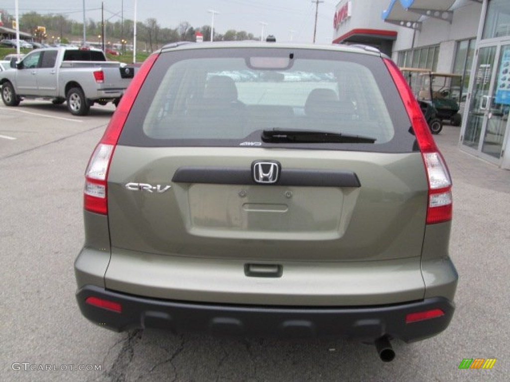 2009 CR-V LX 4WD - Green Tea Metallic / Ivory photo #6