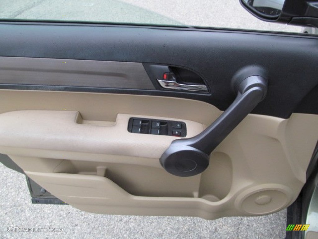 2009 CR-V LX 4WD - Green Tea Metallic / Ivory photo #12