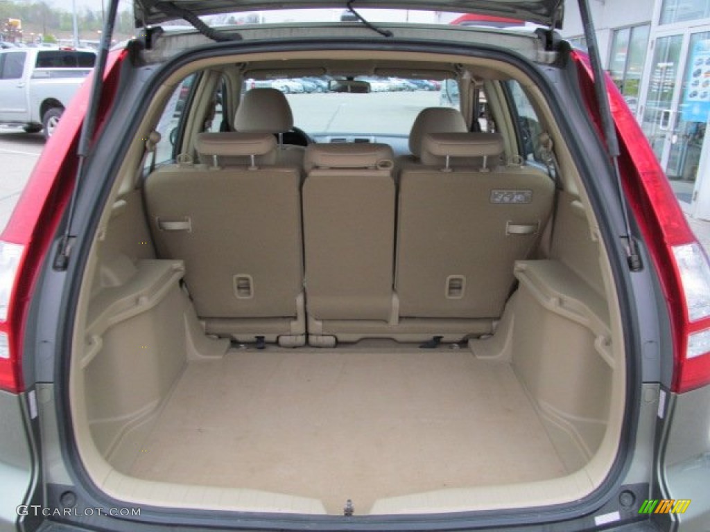 2009 CR-V LX 4WD - Green Tea Metallic / Ivory photo #17