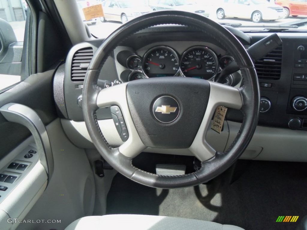 2007 Silverado 2500HD LT Crew Cab 4x4 - Summit White / Light Titanium/Ebony photo #10