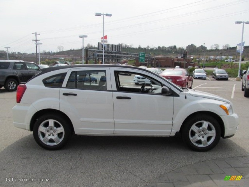 2008 Caliber SXT - Stone White / Dark Slate Gray photo #8