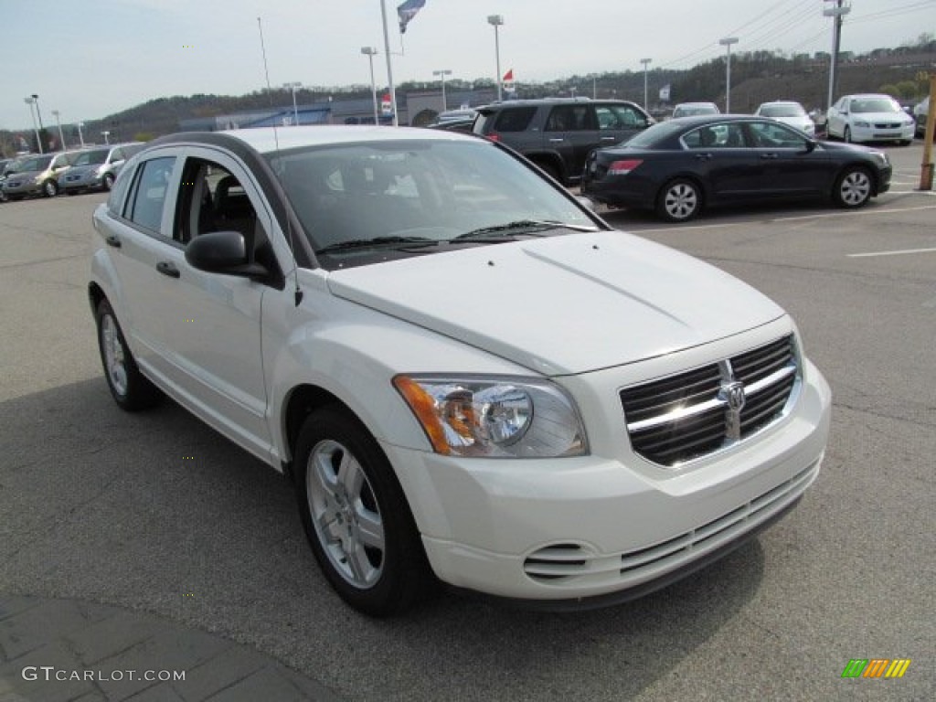 2008 Caliber SXT - Stone White / Dark Slate Gray photo #9