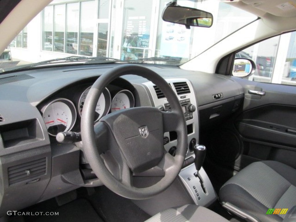 2008 Caliber SXT - Stone White / Dark Slate Gray photo #12