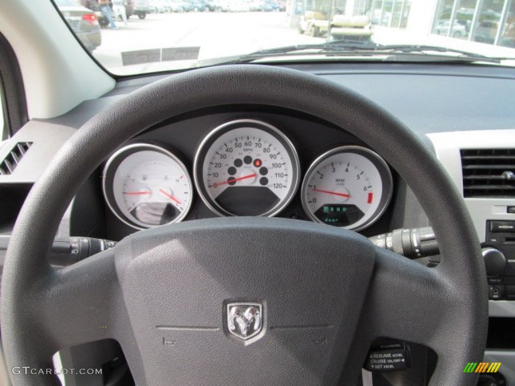 2008 Caliber SXT - Stone White / Dark Slate Gray photo #16