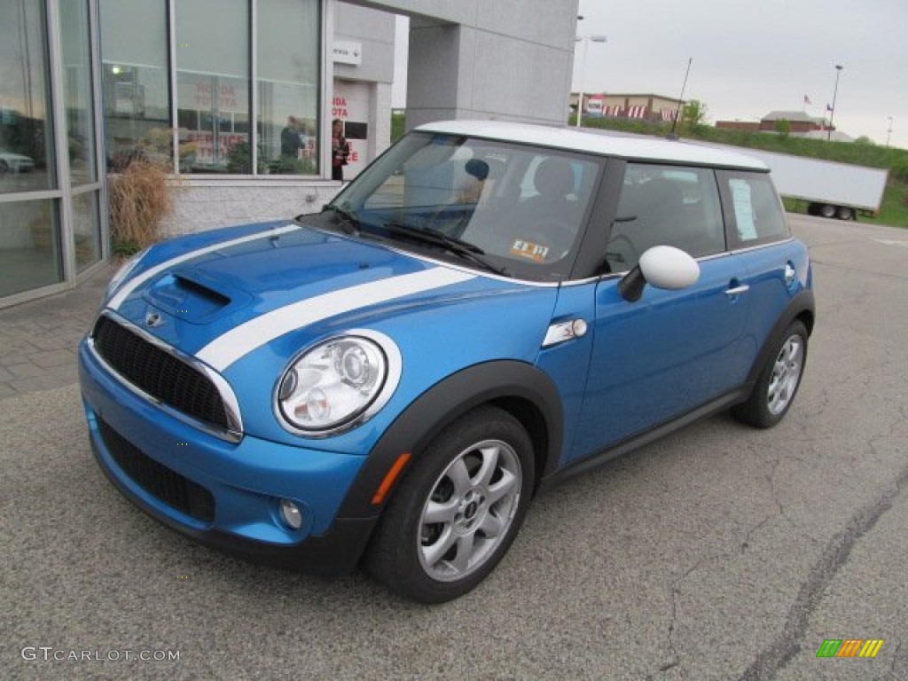 2007 Cooper S Hardtop - Laser Blue Metallic / Carbon Black/Black photo #2