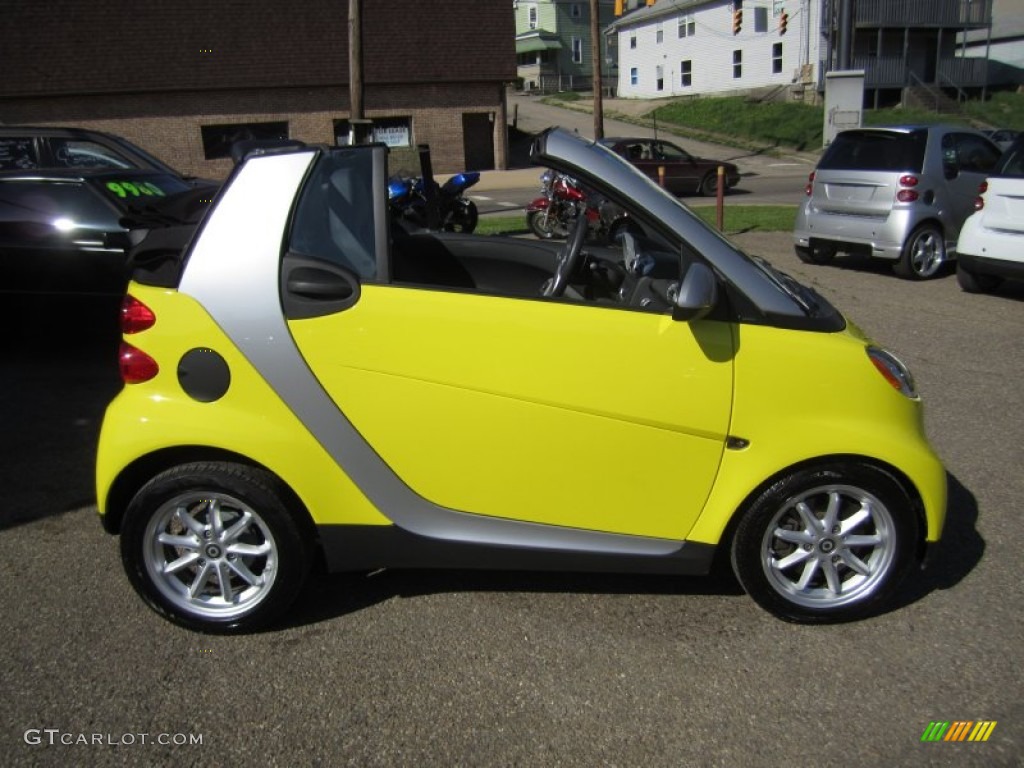 Light Yellow 2008 Smart fortwo passion cabriolet Exterior Photo #63335794