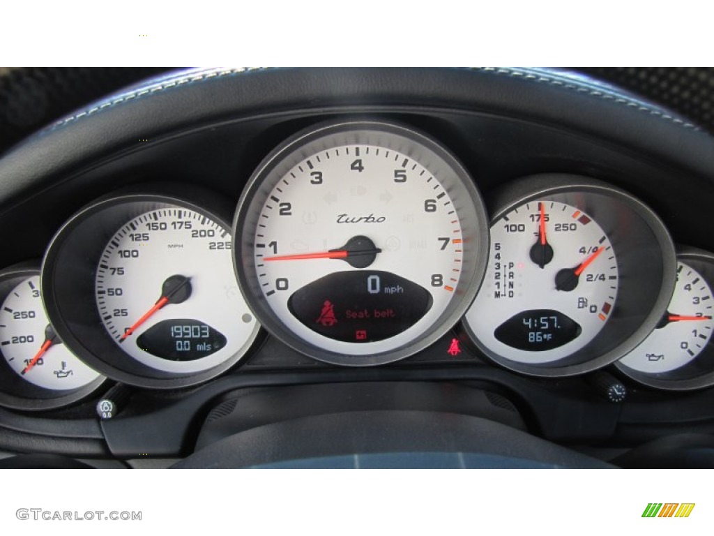2008 Porsche 911 Turbo Cabriolet Gauges Photo #63336170