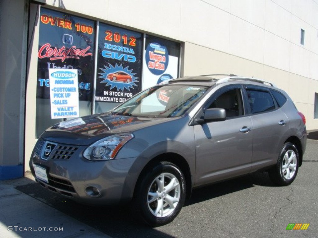 2010 Rogue SL AWD - Gotham Gray / Gray photo #1