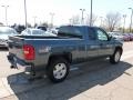 2009 Blue Granite Metallic Chevrolet Silverado 1500 LT Extended Cab 4x4  photo #4