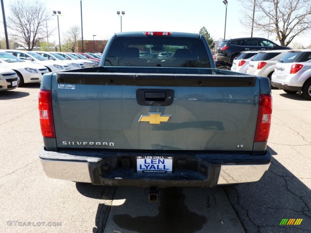 2009 Silverado 1500 LT Extended Cab 4x4 - Blue Granite Metallic / Ebony photo #5