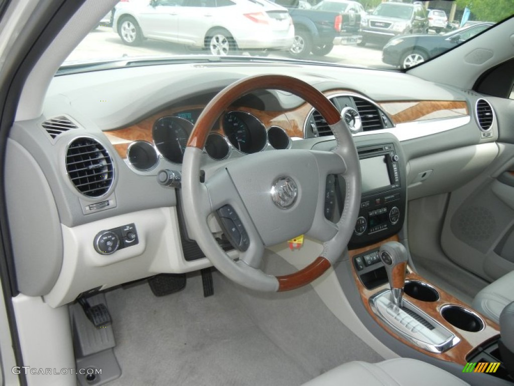 2010 Enclave CXL - Quicksilver Metallic / Titanium/Dark Titanium photo #17