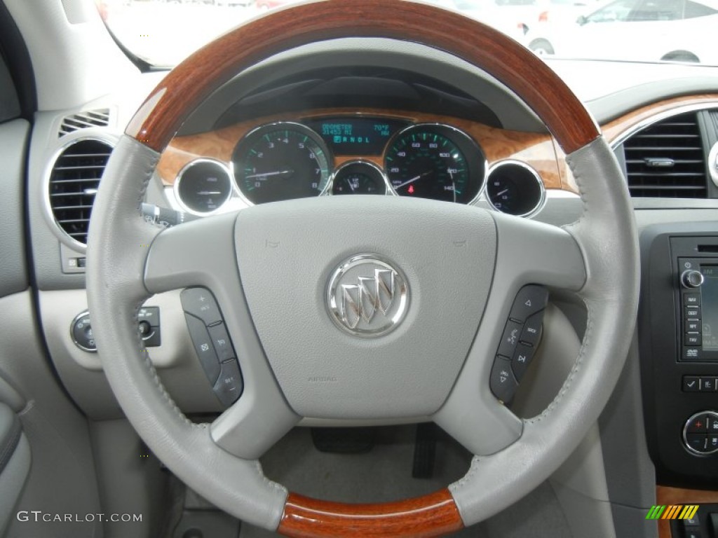 2010 Enclave CXL - Quicksilver Metallic / Titanium/Dark Titanium photo #19