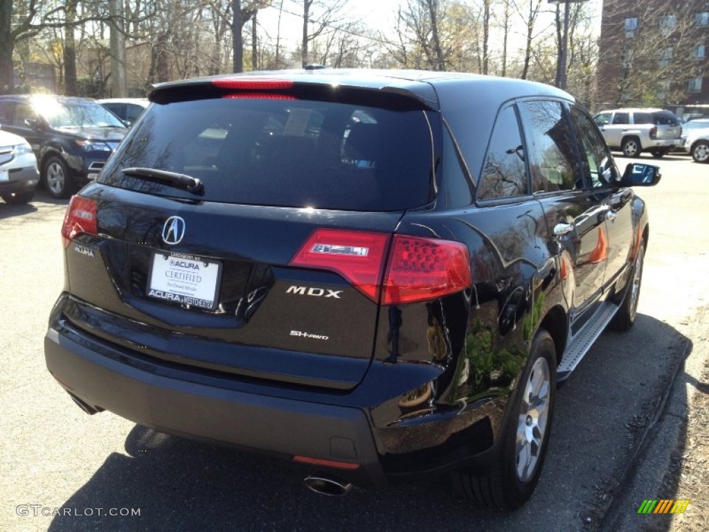 2007 MDX  - Formal Black Pearl / Ebony photo #8