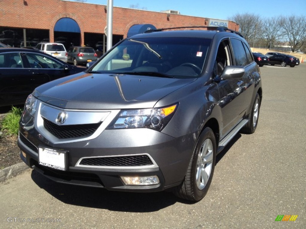 2010 MDX Technology - Polished Metal Metallic / Ebony photo #1