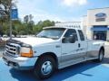 1999 Oxford White Ford F350 Super Duty Lariat SuperCab 4x4 Dually  photo #1