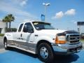 1999 Oxford White Ford F350 Super Duty Lariat SuperCab 4x4 Dually  photo #7