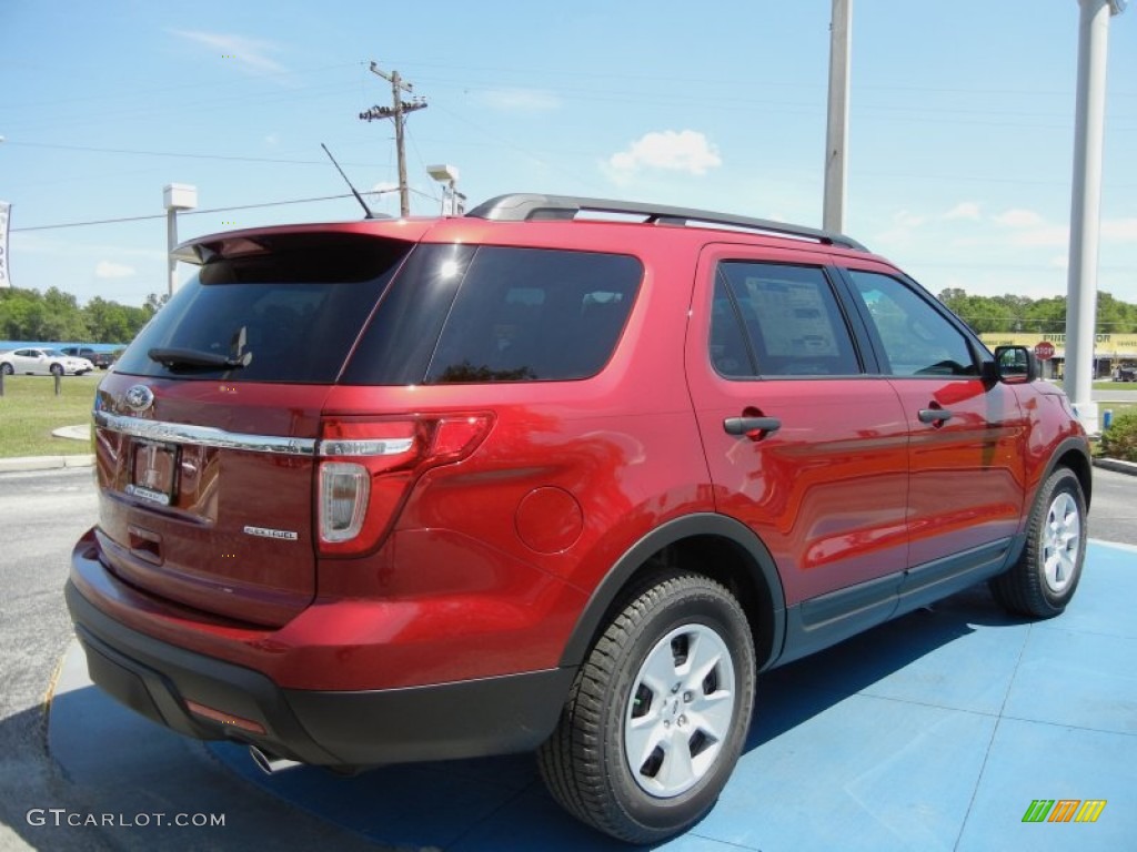 Ruby Red Metallic 2013 Ford Explorer FWD Exterior Photo #63340817