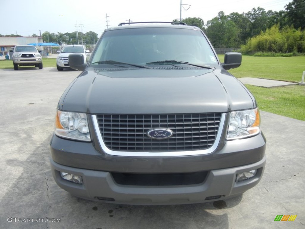 2003 Expedition XLT - Dark Shadow Grey Metallic / Flint Grey photo #2