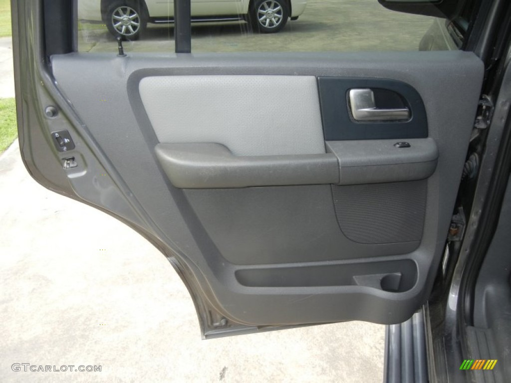 2003 Expedition XLT - Dark Shadow Grey Metallic / Flint Grey photo #14