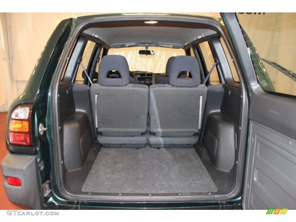 1999 RAV4 4WD - Deep Jewel Green Pearl / Gray photo #16