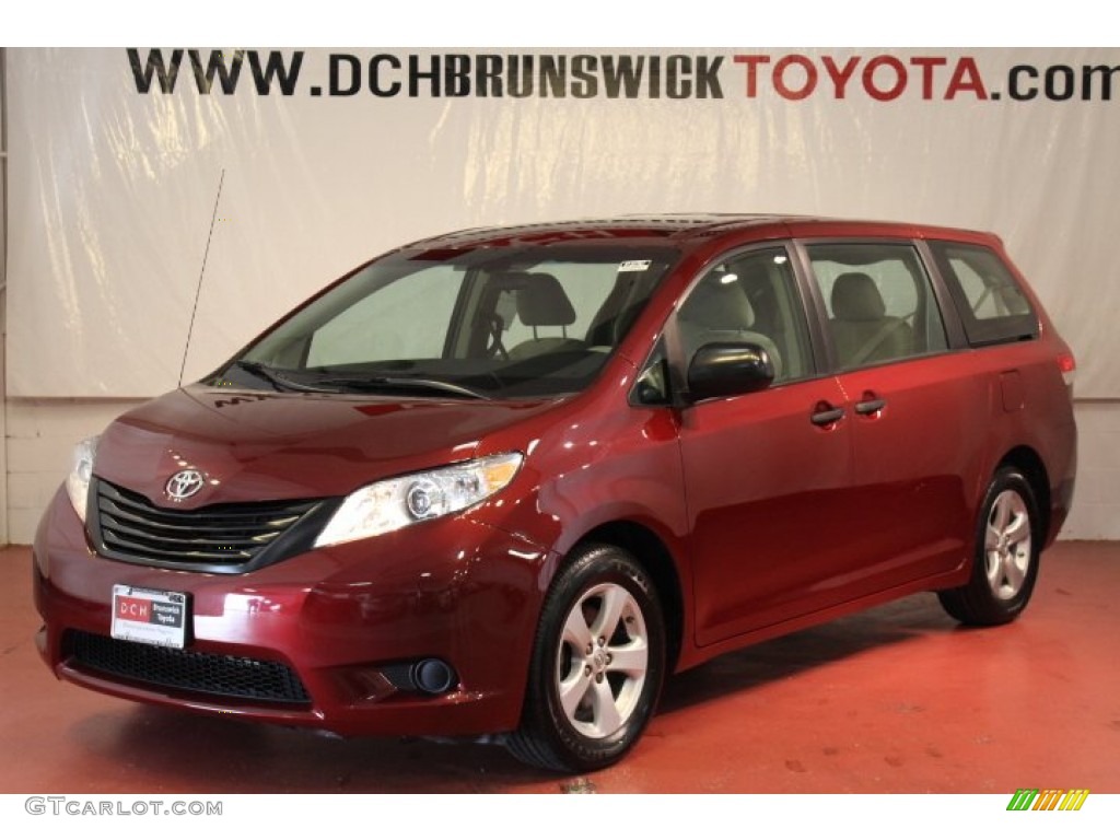 Salsa Red Pearl Toyota Sienna