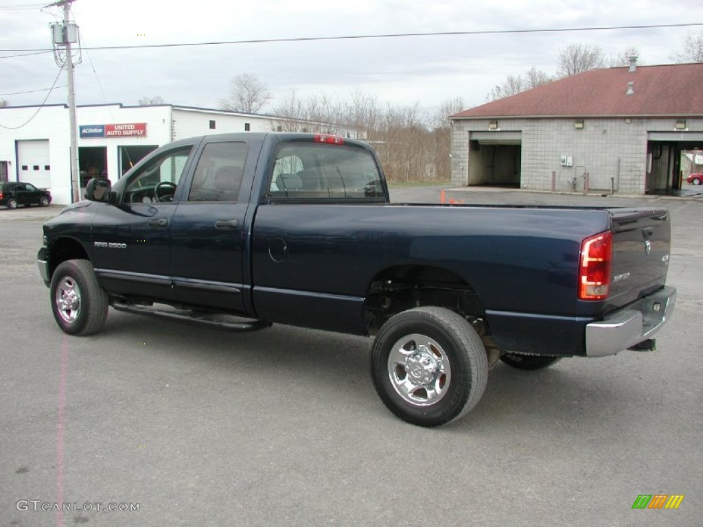 2005 Ram 2500 SLT Quad Cab 4x4 - Patriot Blue Pearl / Dark Slate Gray photo #6