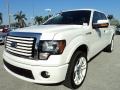 2011 White Platinum Metallic Tri-Coat Ford F150 Limited SuperCrew 4x4  photo #14