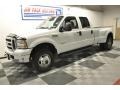 2007 Oxford White Ford F350 Super Duty Lariat Crew Cab 4x4 Dually  photo #3