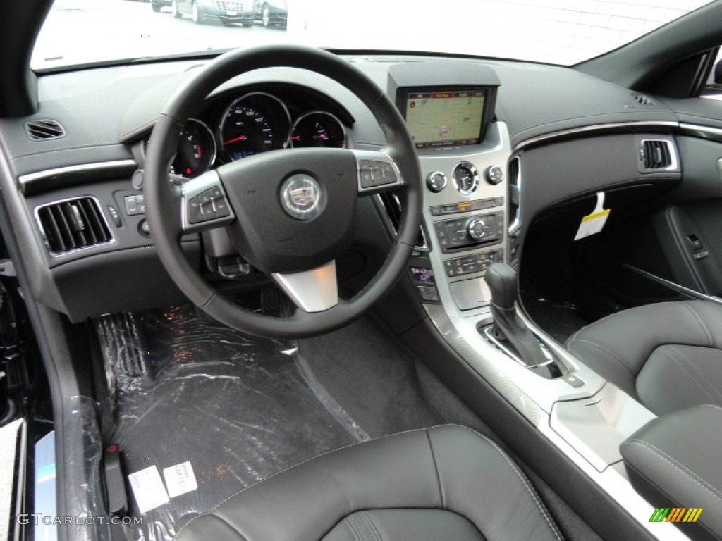 2012 Cadillac CTS 4 AWD Coupe Ebony/Ebony Dashboard Photo #63343708