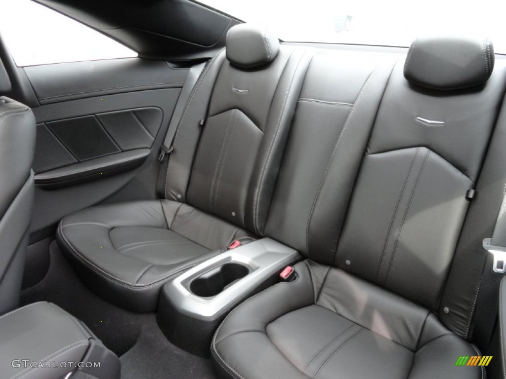 2012 Cadillac CTS 4 AWD Coupe Rear Seat Photo #63343738