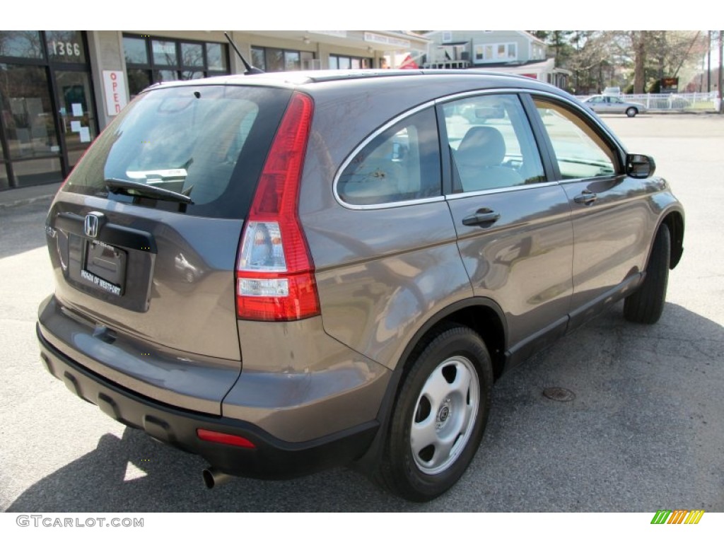 2009 CR-V LX 4WD - Urban Titanium Metallic / Ivory photo #6