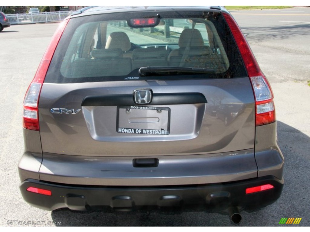 2009 CR-V LX 4WD - Urban Titanium Metallic / Ivory photo #7