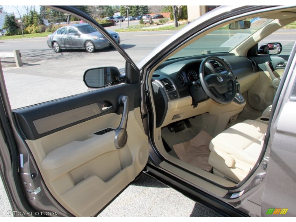 2009 CR-V LX 4WD - Urban Titanium Metallic / Ivory photo #13