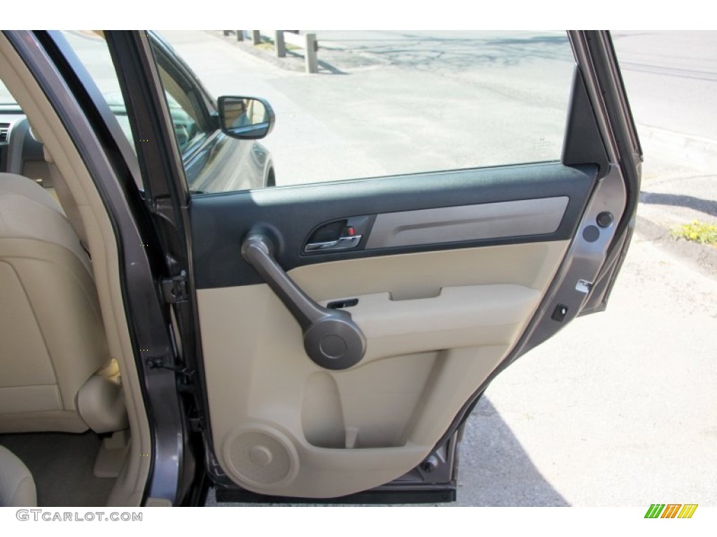2009 CR-V LX 4WD - Urban Titanium Metallic / Ivory photo #15