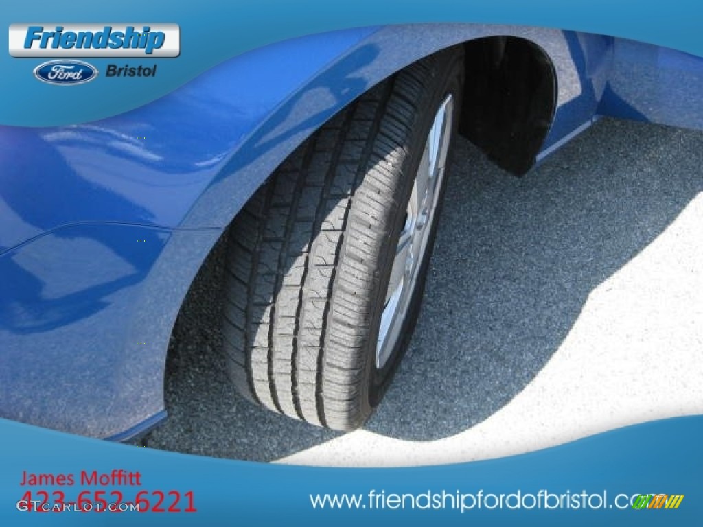2010 Focus S Sedan - Blue Flame Metallic / Medium Stone photo #9